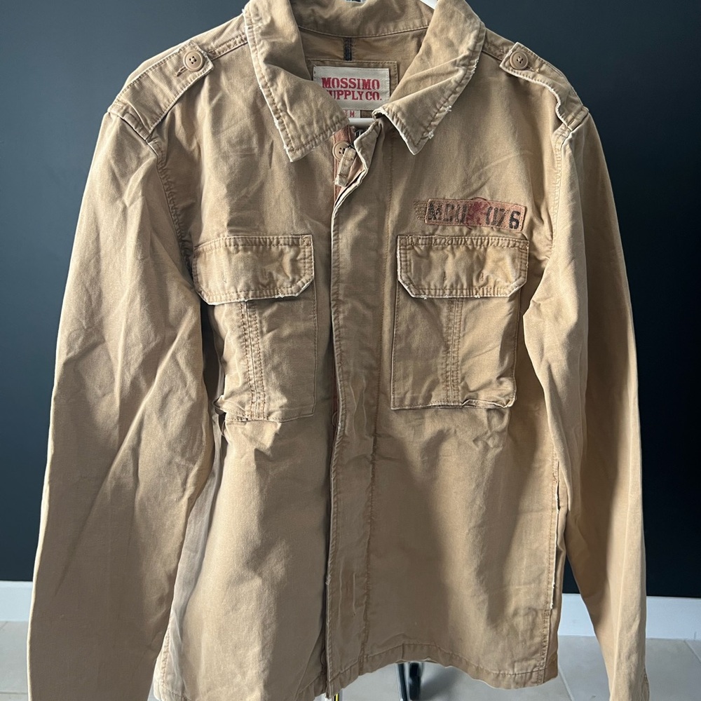 Mossimo Supply Co. Khaki Military Jacket